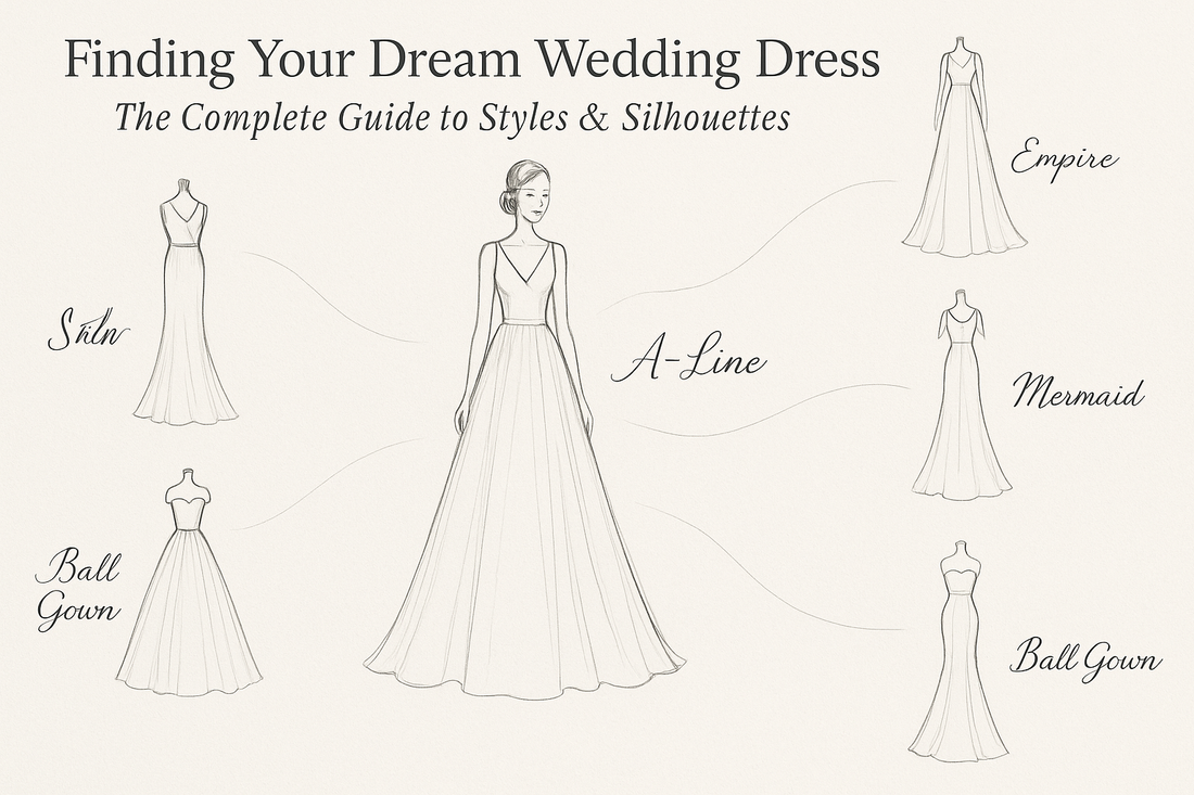 Finding Your Dream Wedding Dress: The Complete Guide to Styles & Silhouettes