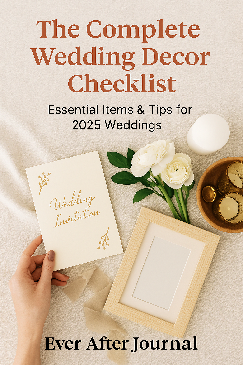 “The Ultimate Wedding Decor Checklist for 2025: Essentials Every Bride Needs”