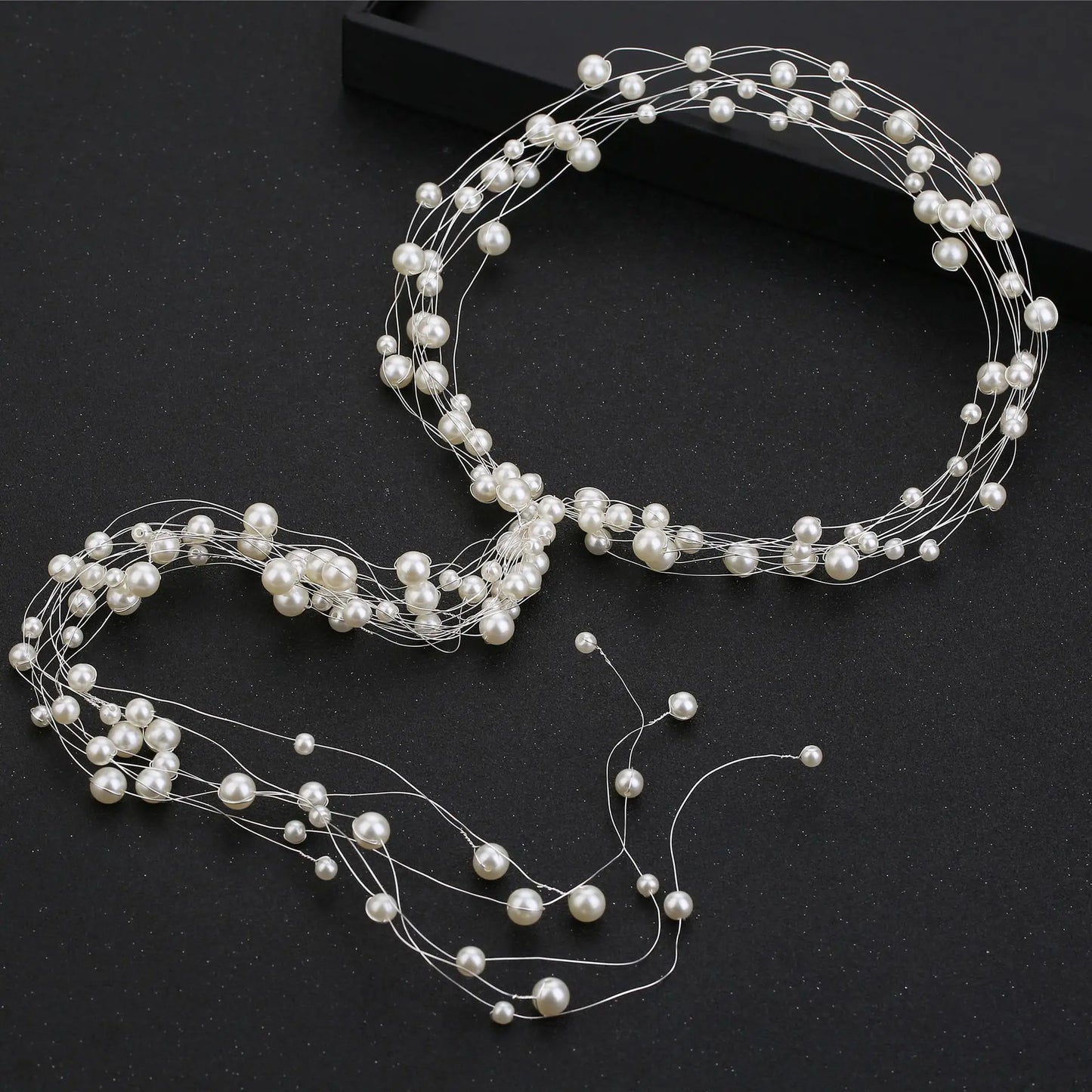 Romantic Pearl Bridal Hair Vine | Long & Versatile Wedding Headpiece
