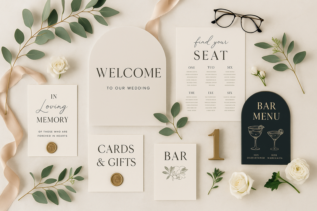 The Only Wedding Signage Checklist You'll Ever Need