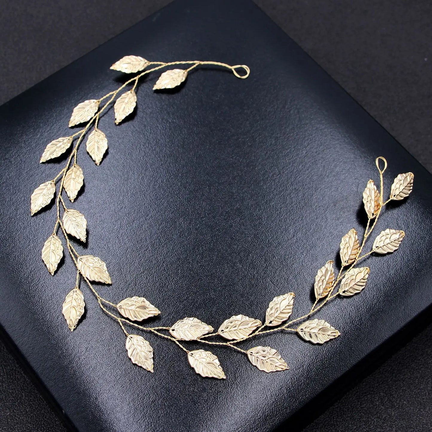 Romantic Pearl & Leaf Bridal Hair Vine | Versatile Wedding Headpiece