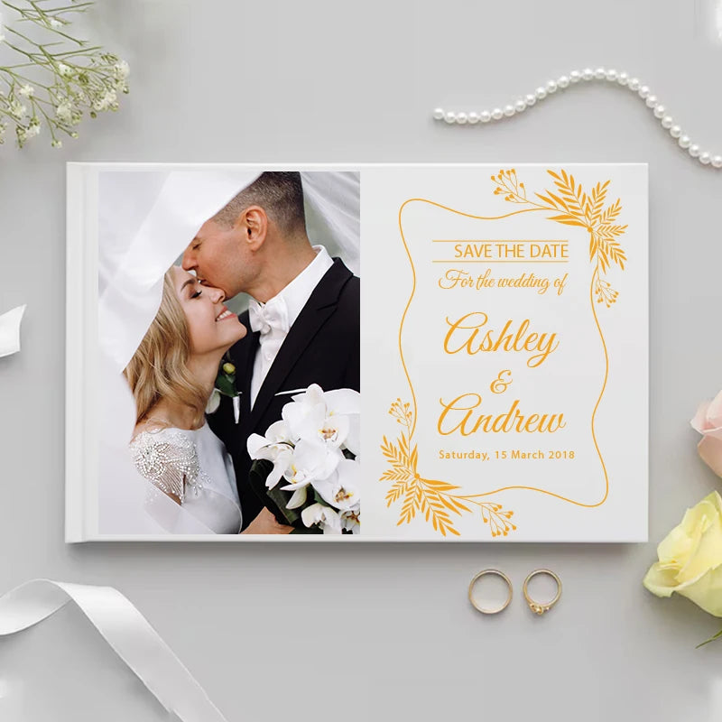 Personalized Photo Wedding Guest Book
