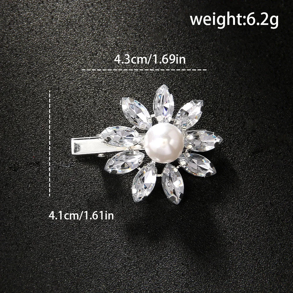 Celestial Starburst Pearl & Crystal Bridal Headpiece