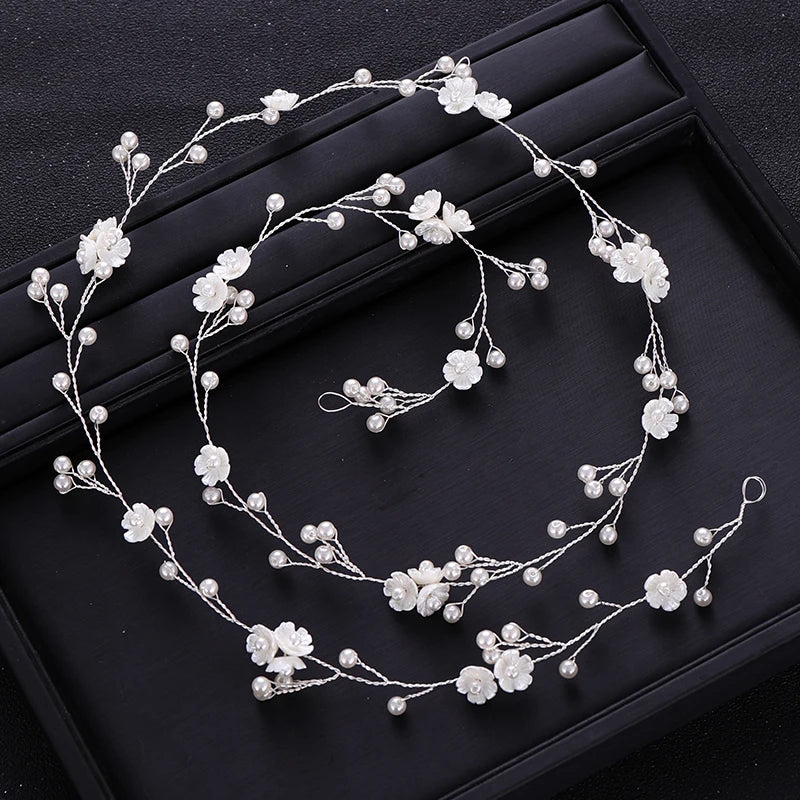 The "Giselle" Extra Long Floral Hair Vine