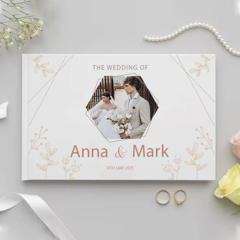Personalized Photo Wedding Guest Book