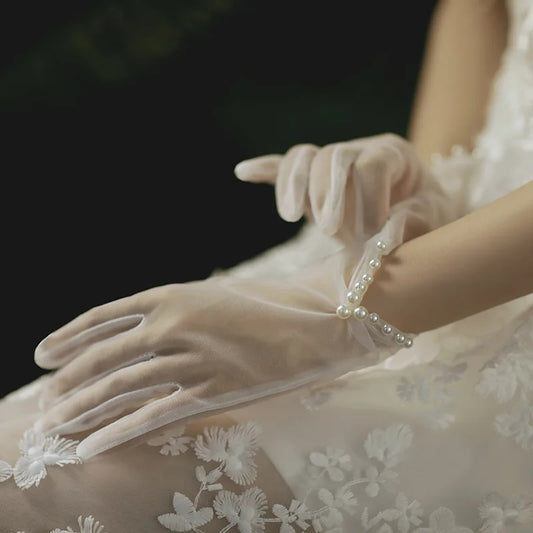 Elegant Sheer Bridal Gloves