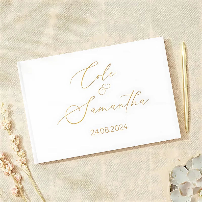 Personalized Photo Wedding Guest Book