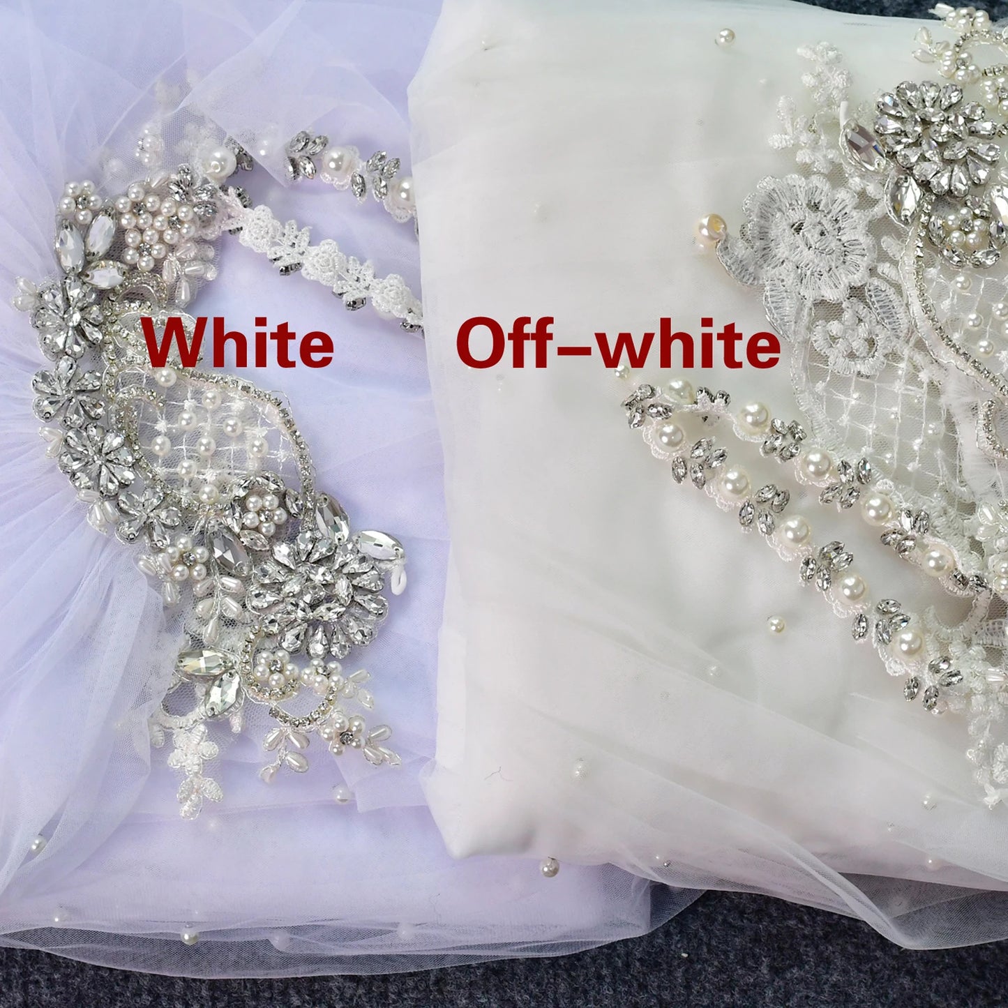 Show-Stopper Pearl & Crystal Bridal Cape | Cathedral Length