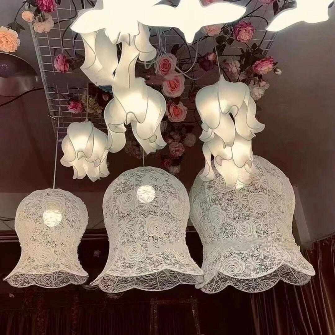 "Lumina" Ethereal Lily Flower Hanging Lights