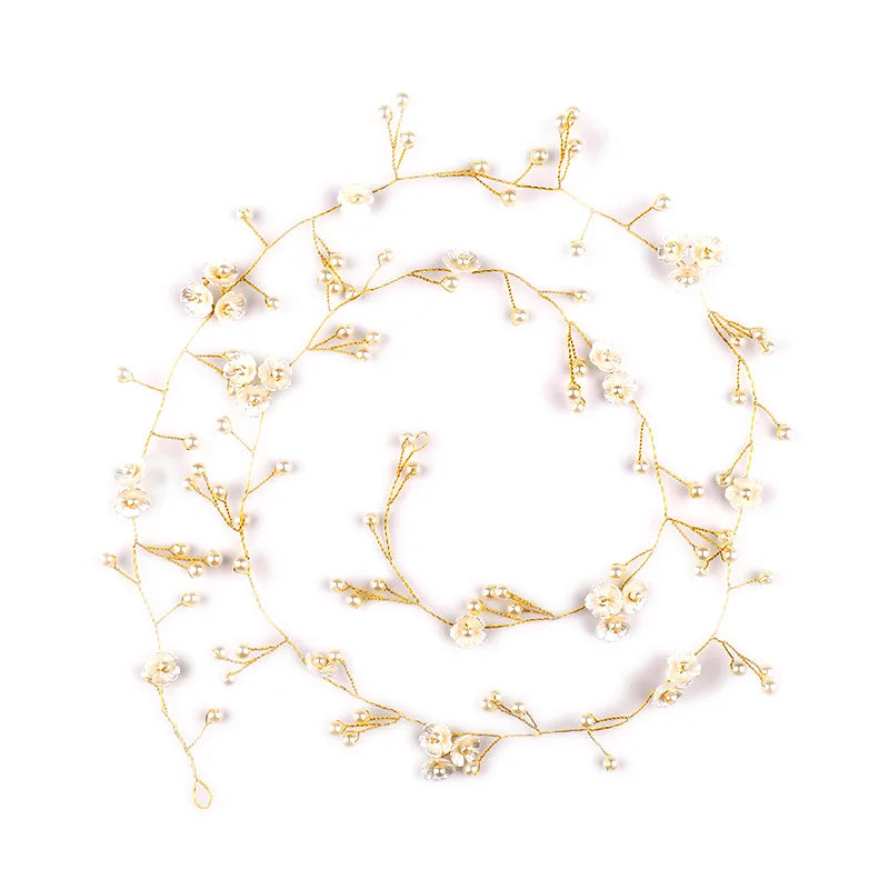 The "Giselle" Extra Long Floral Hair Vine