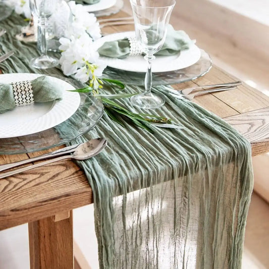 Romantic Gauze Table Runner
