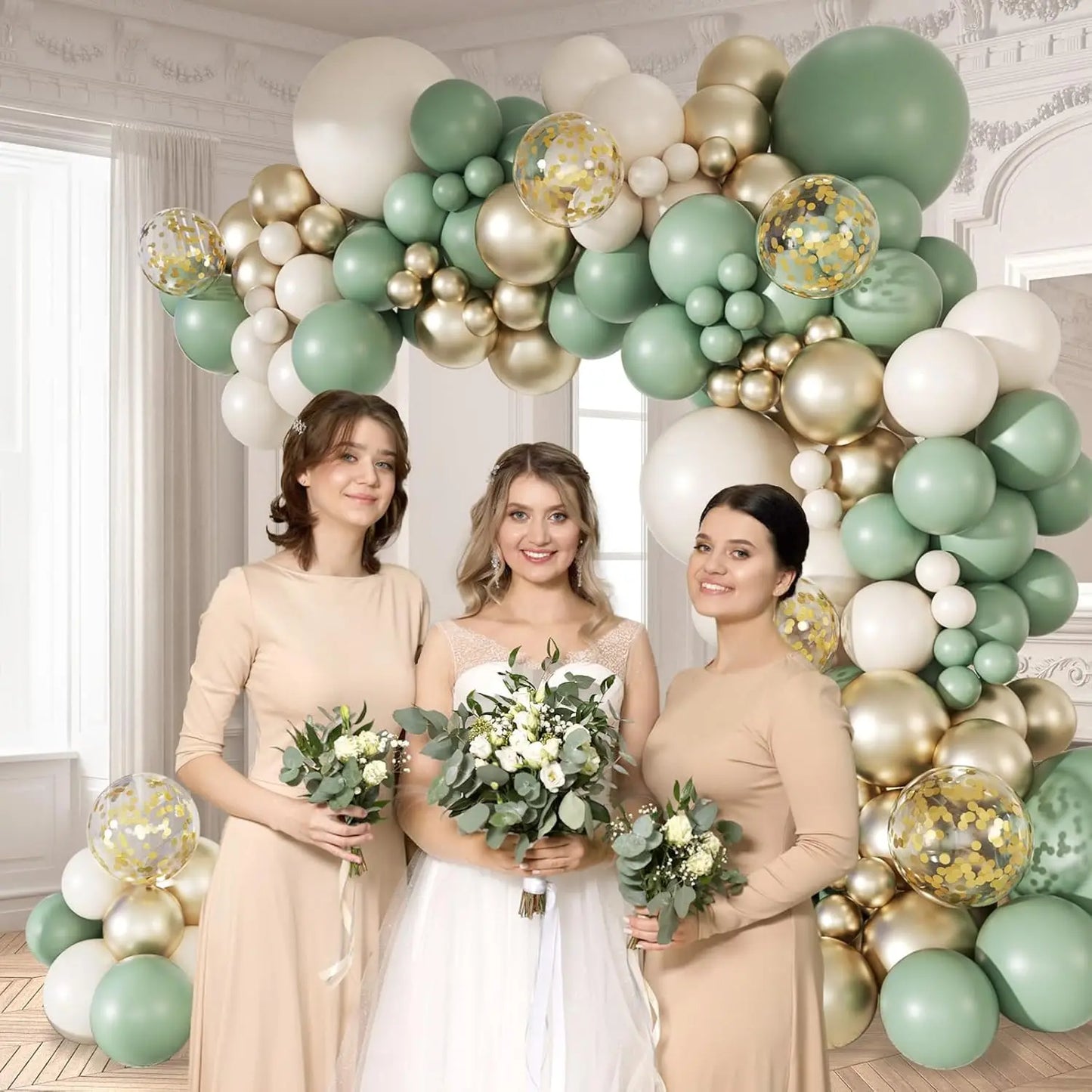 Sage Green Balloon Garland Kit