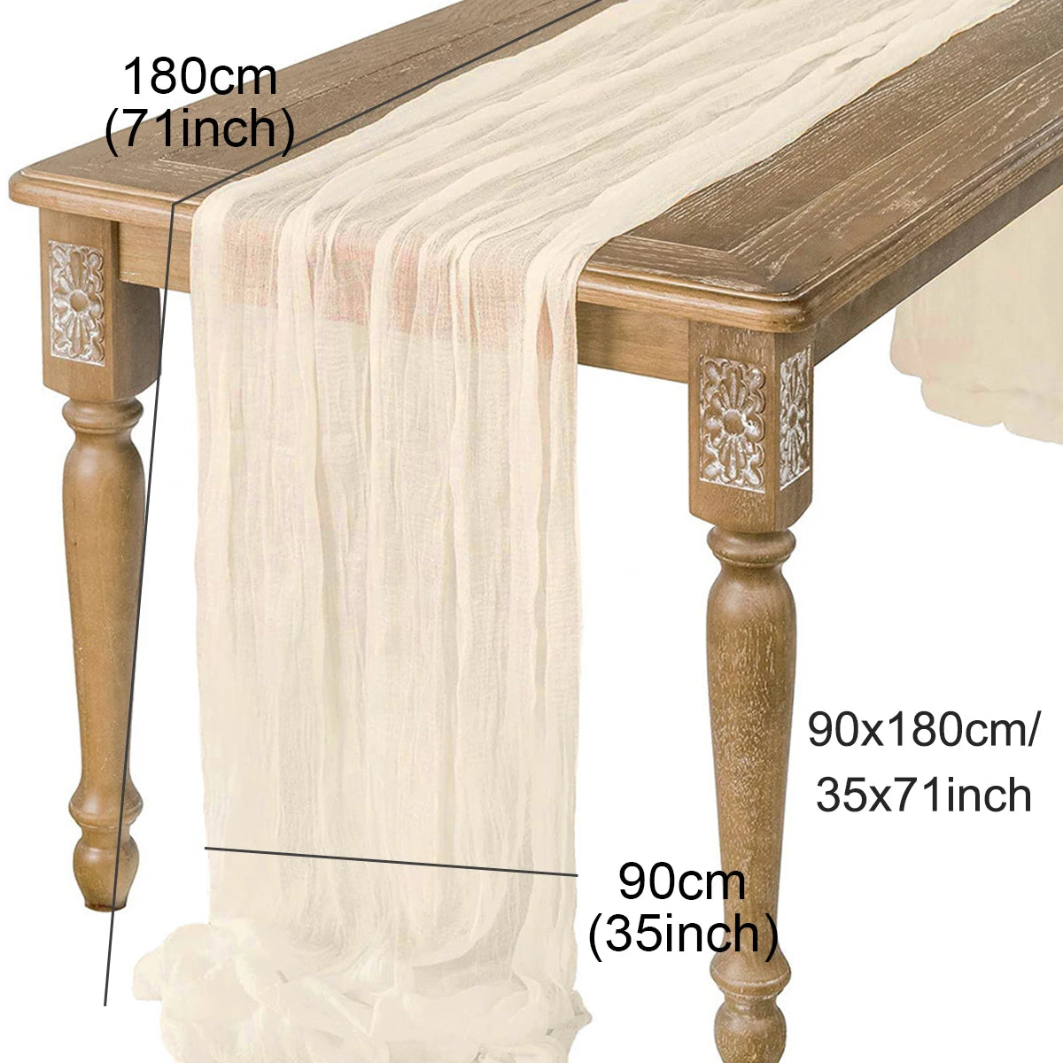 Romantic Gauze Table Runner